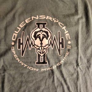 Vintage Queensryche "Operation: Mindcrime II " Rock Revenge Redemption Shirt Med